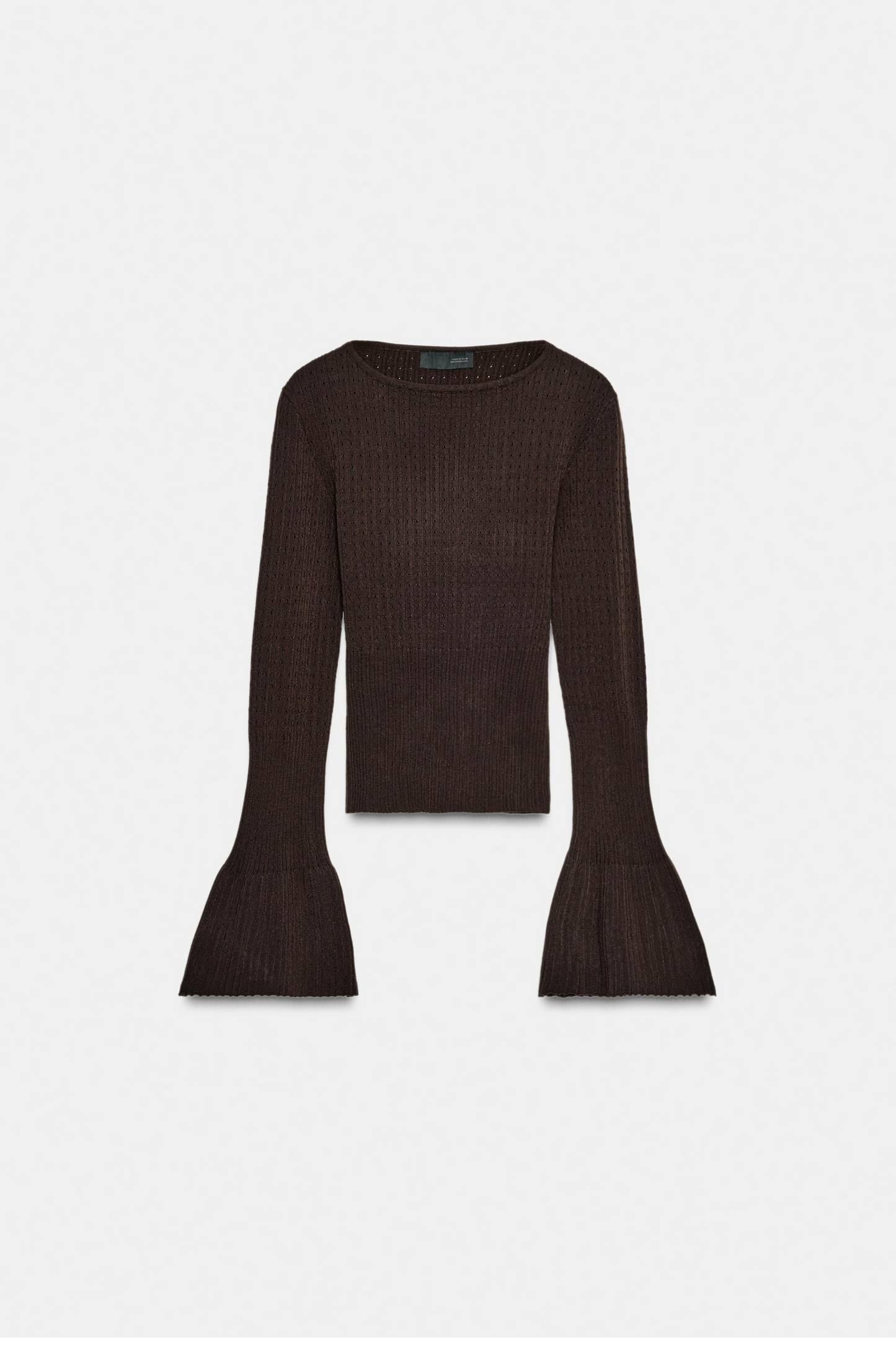 Jersey Ajustado Punto Manga Campana